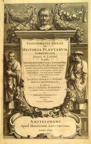 Book Cover of Enquiry into Plants by Theophrastus